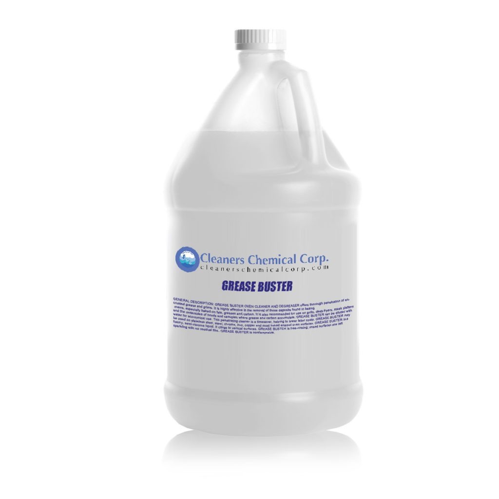 One-gallon container of "Grease Buster" cleaner by Cleaners Chemical Corp